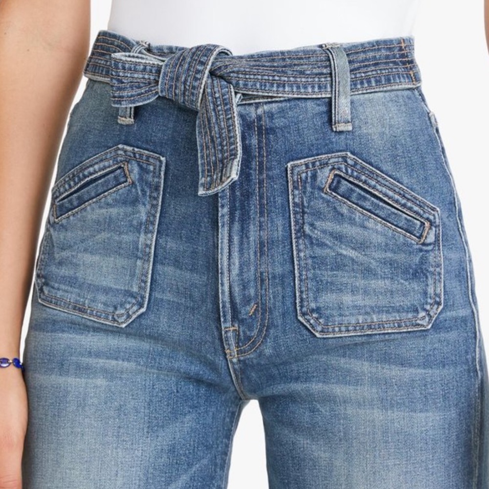 MOTHER JEAN TIE PATCH ROLLER